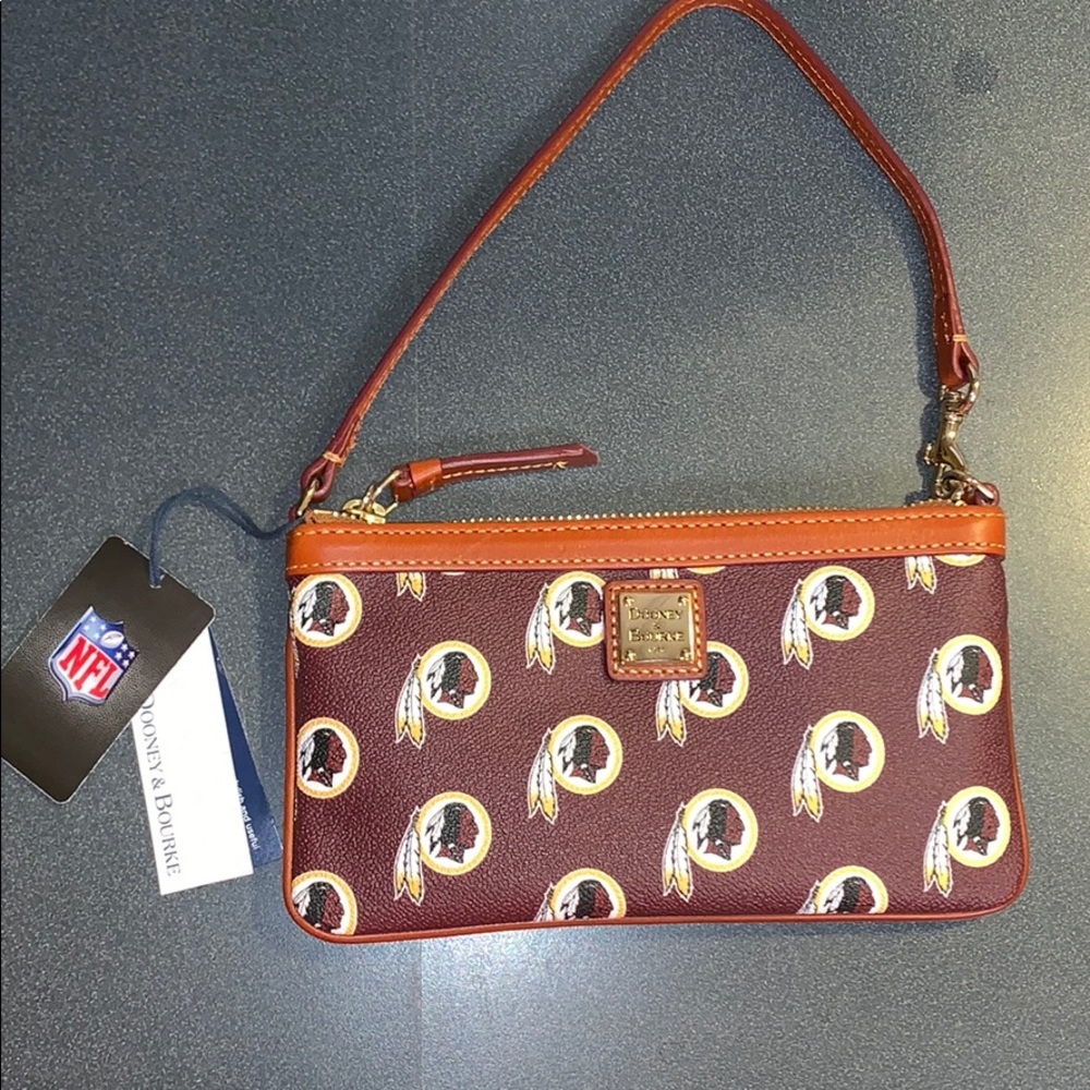 Dooney & Bourke - Large Slim Wristlet Redskins